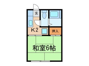 フォ－ブル自由ヶ丘の物件間取画像